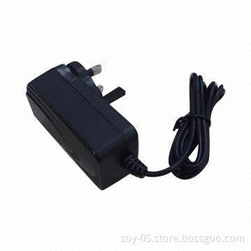 12V/2A 24W Wall Mount AC/DC Adapter, UK Plug, Available for LED TV, STB and iPad